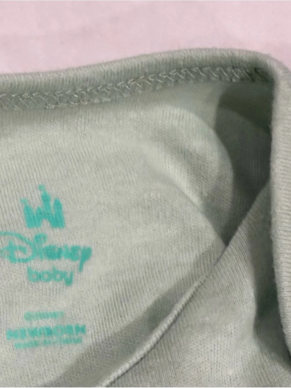 Disney Mint Green Tinker Bell 'Born to Fly' Baby Bodysuit